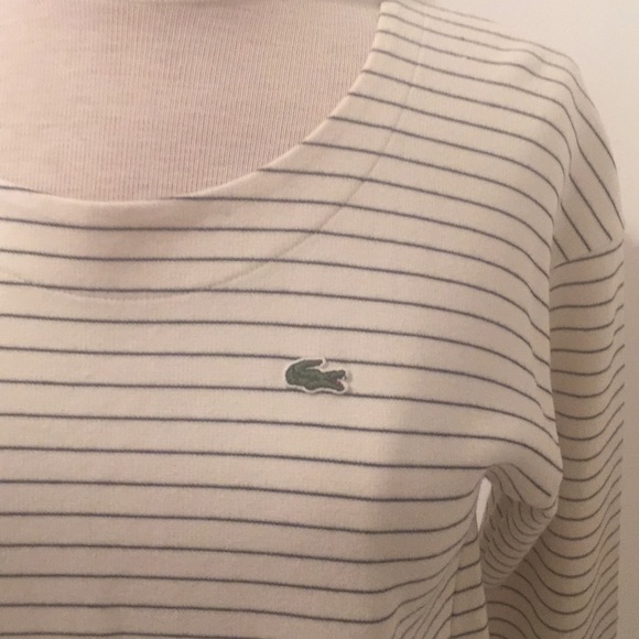 Striped Lacoste shirt Sz S - Picture 2 of 4